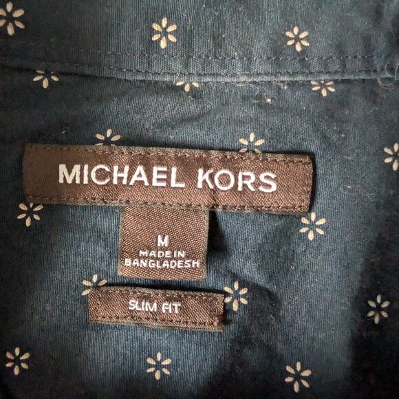 Michael Kors slim fit cotton button down shirt - Picture 5 of 9